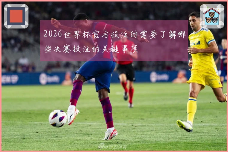 2026世界杯官方投注时需要了解哪些决赛投注的关键事项