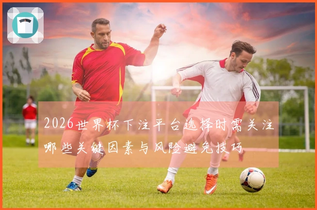 2026世界杯下注平台选择时需关注哪些关键因素与风险避免技巧